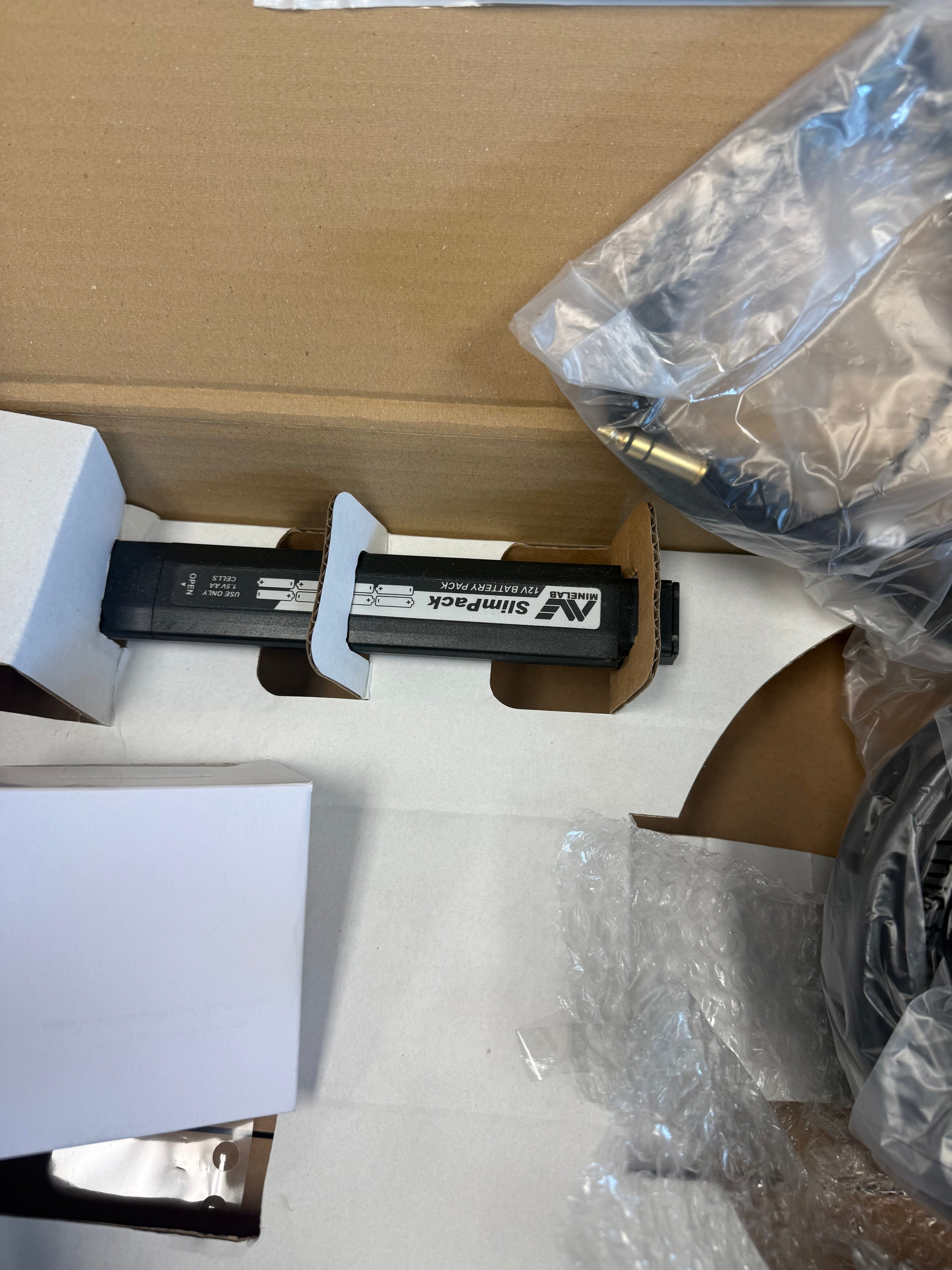 Used Minelab E-TRAC Metal Detector with Original Box