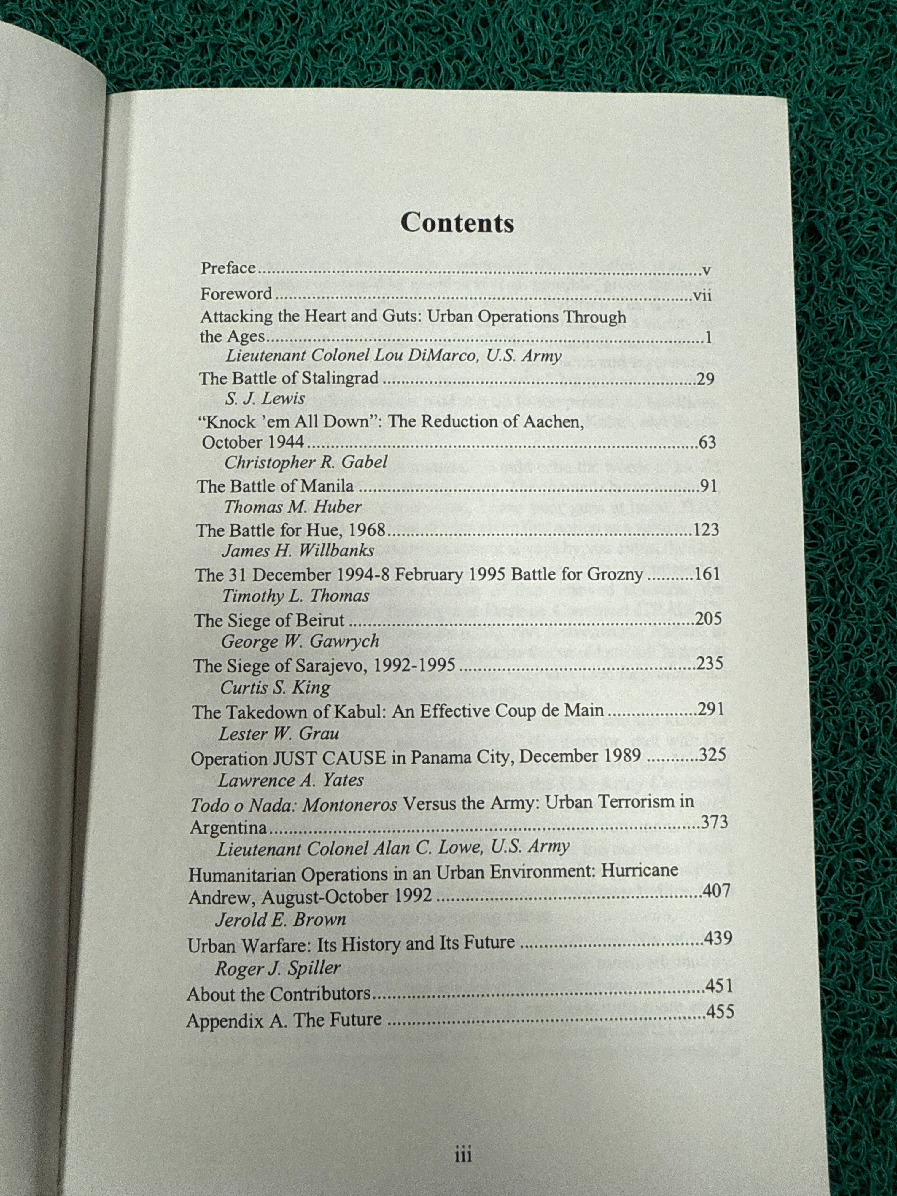 Block by Block: The Challenges of Urban Operations (used)