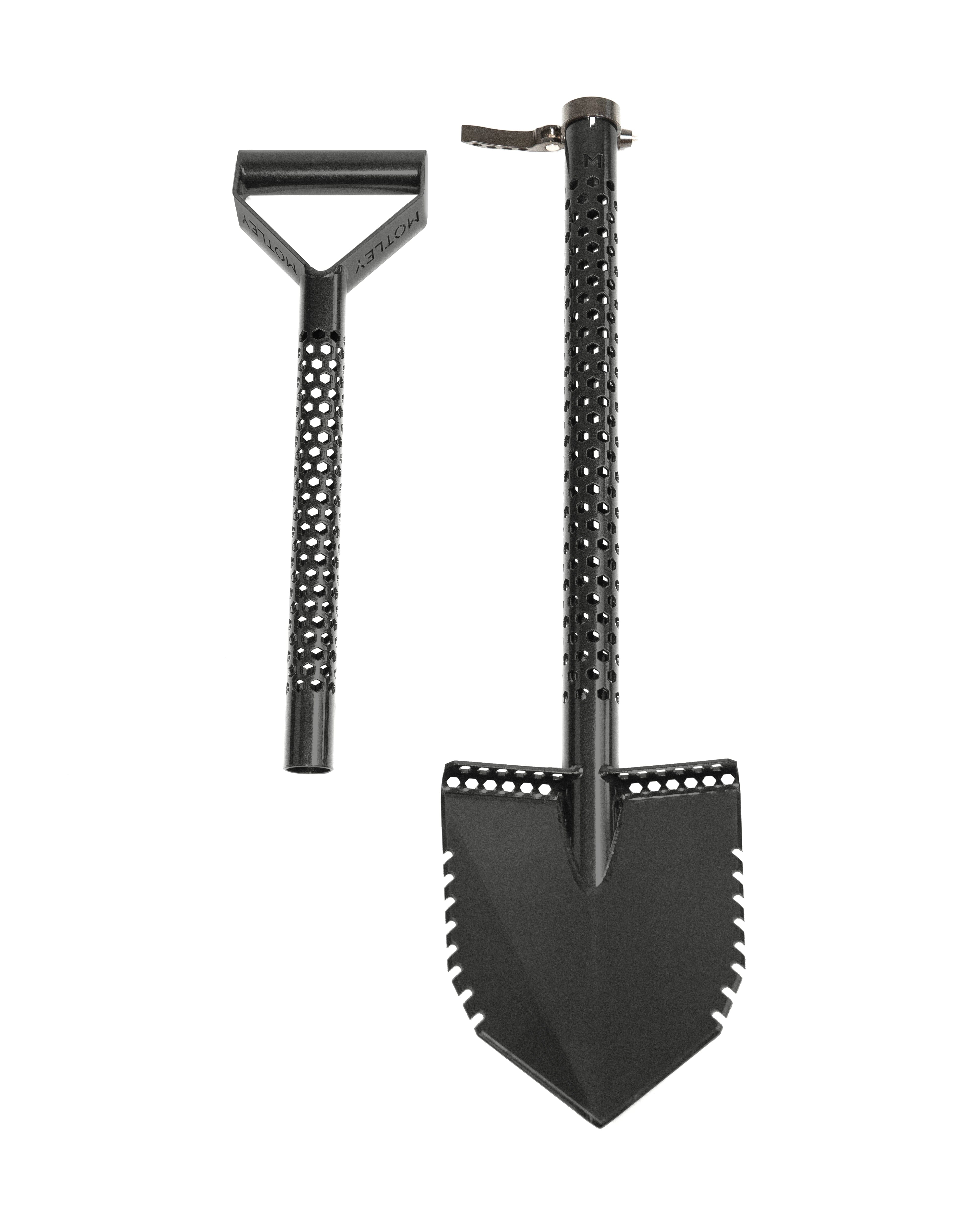 Motley Double Serrated Forest Fox Shovel - Multiple Color Options
