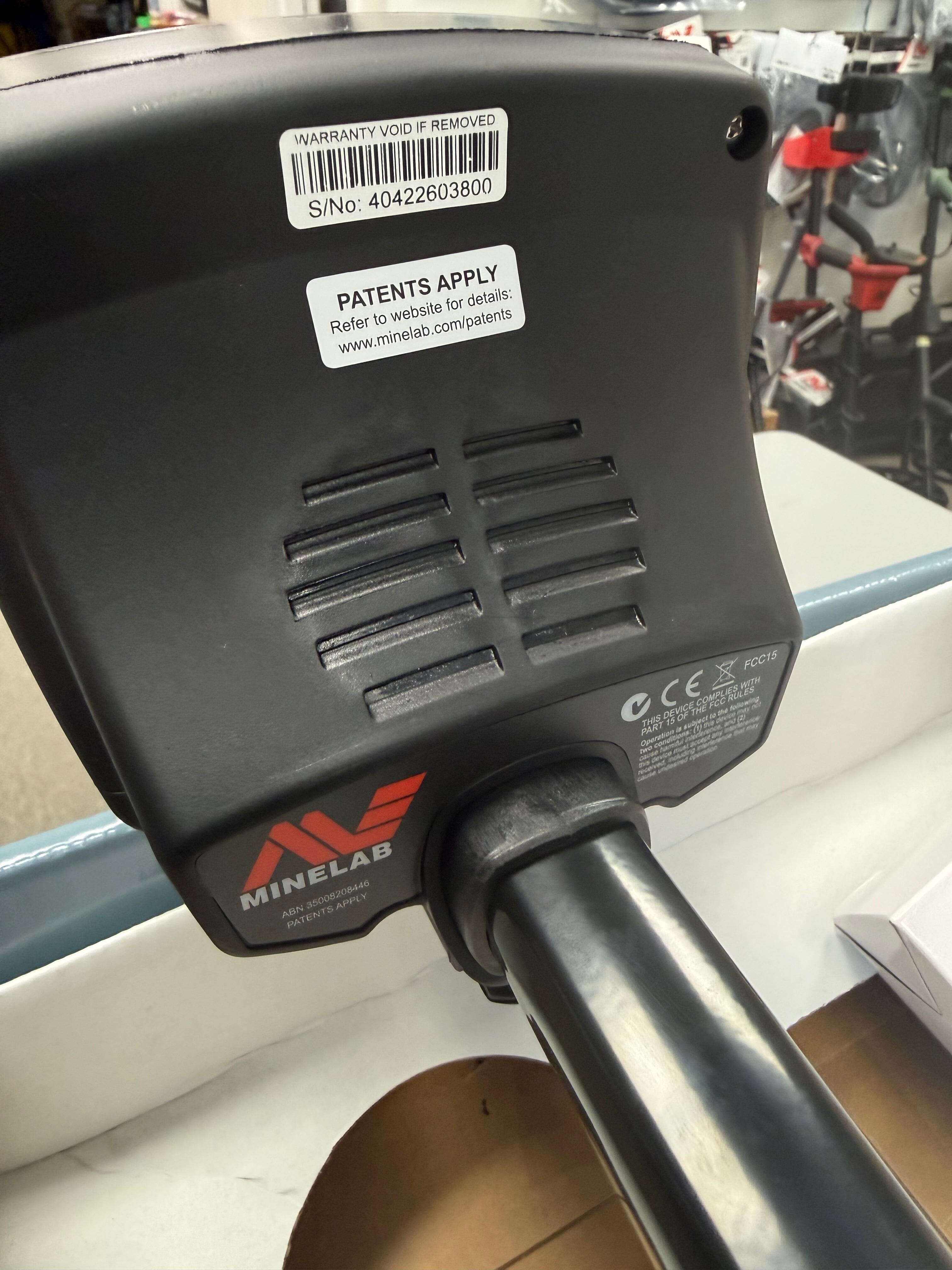 Used Minelab E-TRAC Metal Detector with Original Box