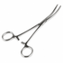 8" Stainless Steel Curved Forceps/Hemostat | Self-Locking Utility Tool – Single Unit