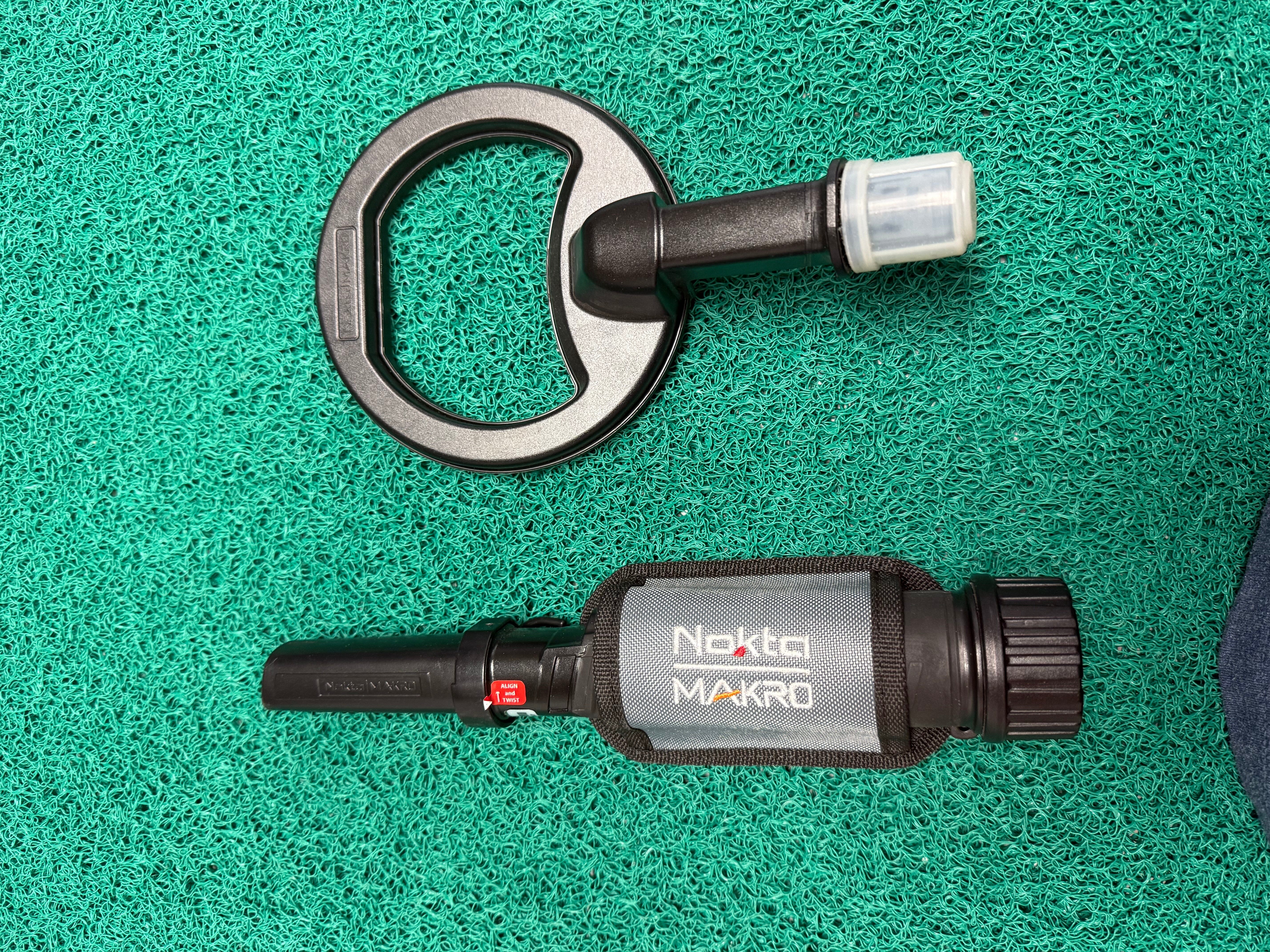 Used Nokta PulseDive Pinpointer with 4" Diving Coil – Unused Return (No Box)