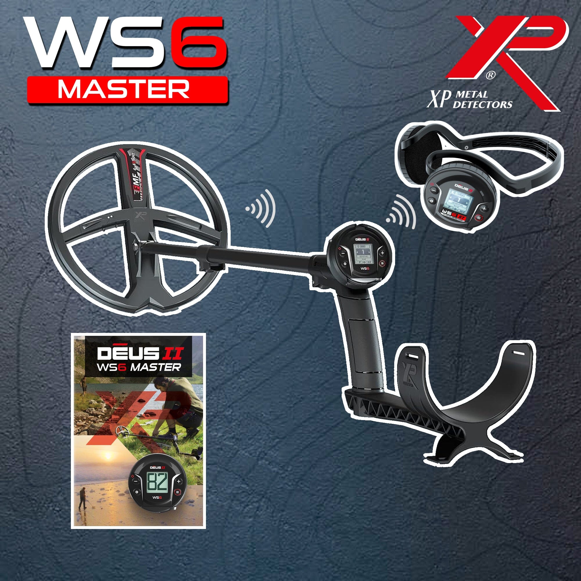 XP DEUS II WS6 Master Metal Detector with 11" FMF Coil