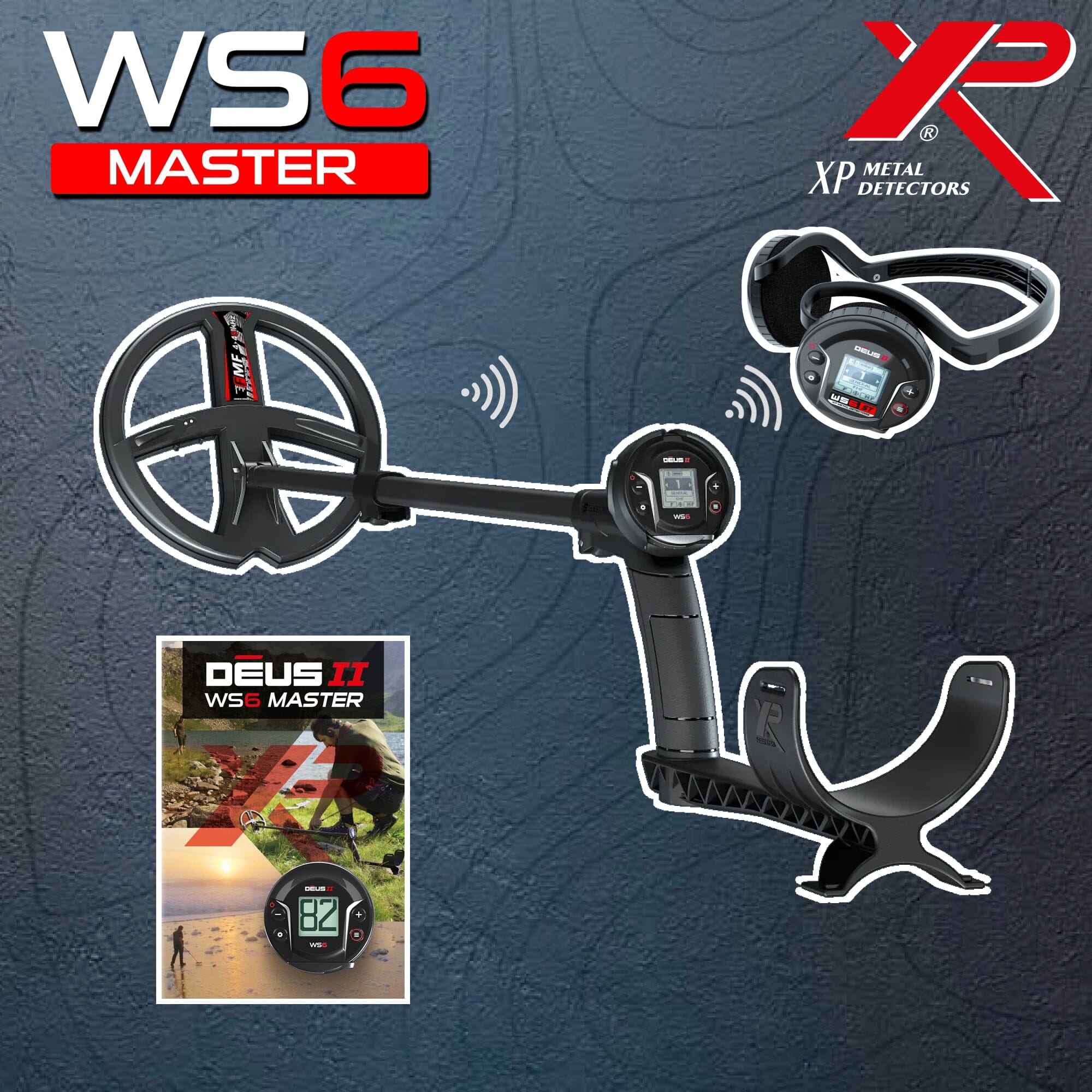 XP DEUS II WS6 Master Metal Detector with 9" FMF Coil