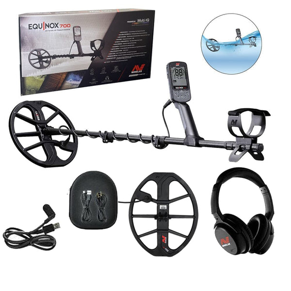 Minelab Equinox 700 Metal Detector and EQX 15