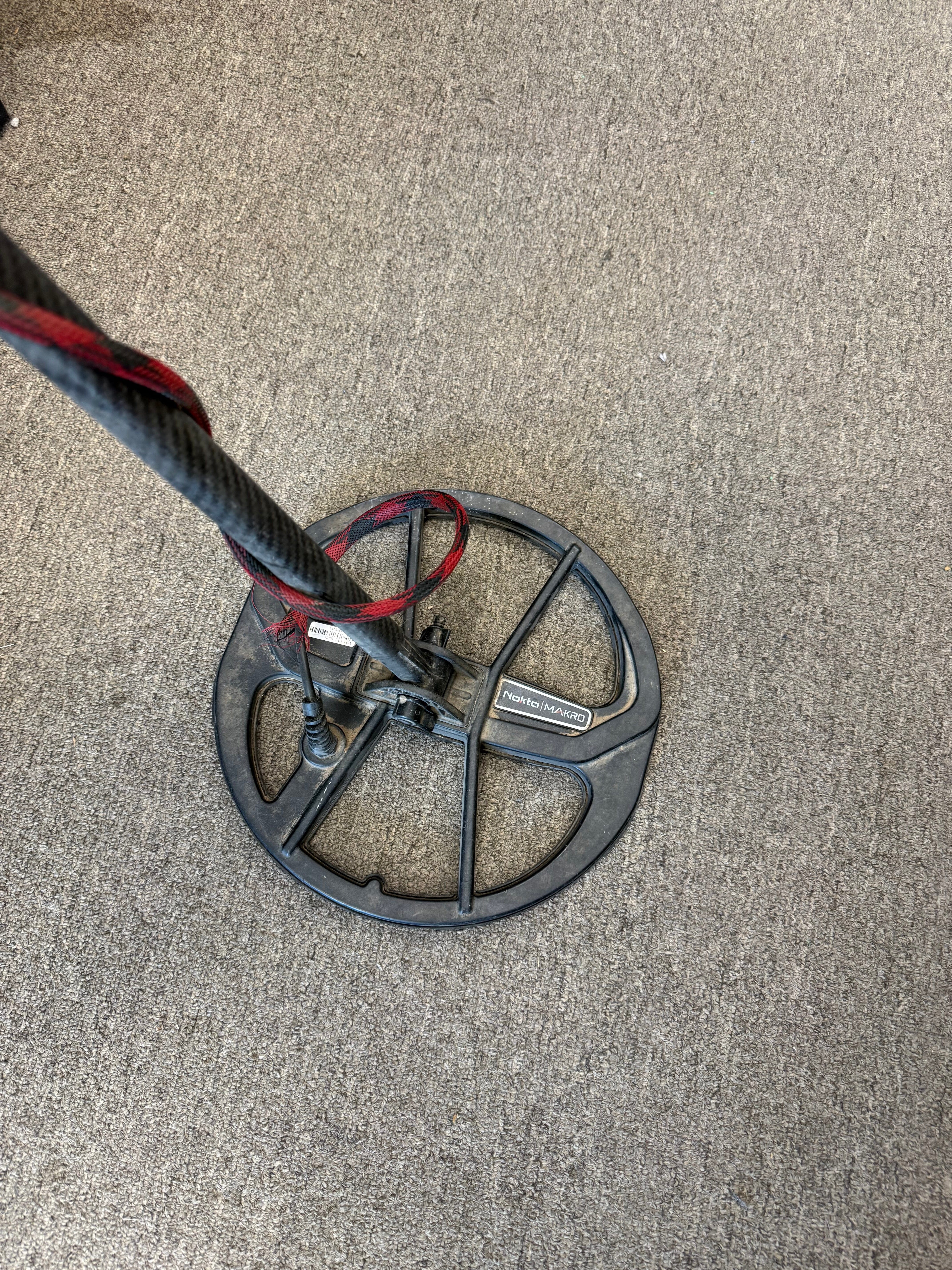 Well-Used Nokta Legend Metal Detector with Headphones - No Warranty