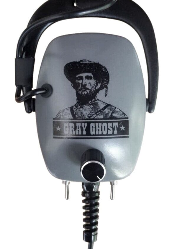 Detector Pro Ultimate Gray Ghost Platinum Series Headphones with 1/4″ Angle Plug