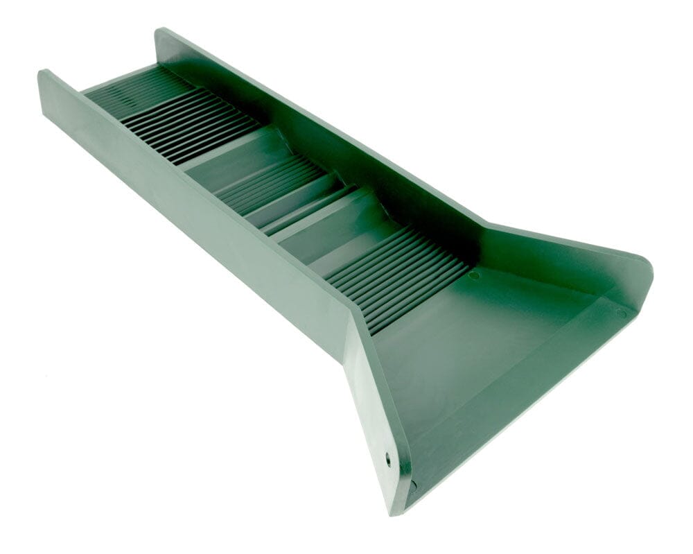 16" Flexible Backpack TPR Plastic Sluice Box, Dimensions(16"X4"x3mm Thick)7.5" Wide Mouth