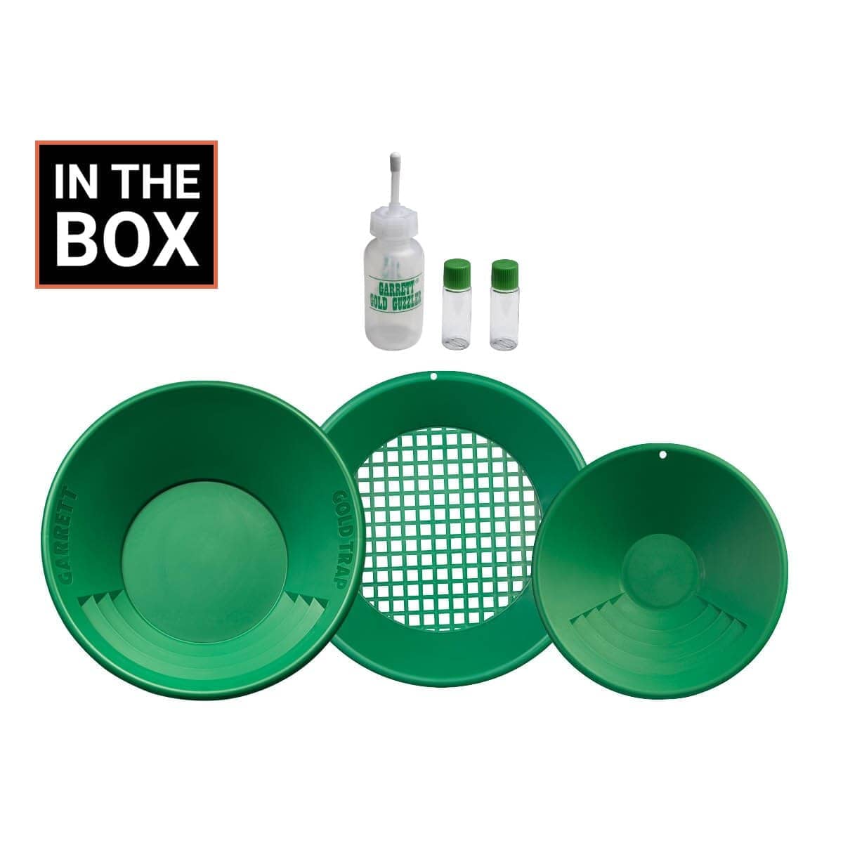 Garrett Gold Panning Kit Complete with Gravity Trap Pan Garrett Gold Panning Kit