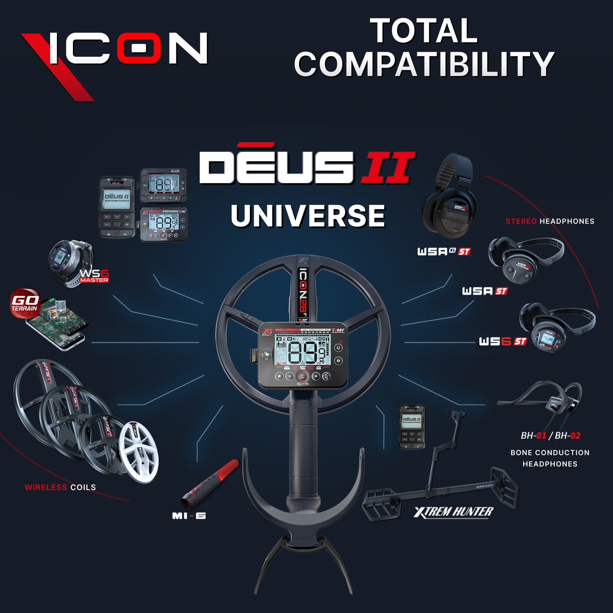 XP ICON Metal XP ICON Metal Detector with 11" FMF Coil