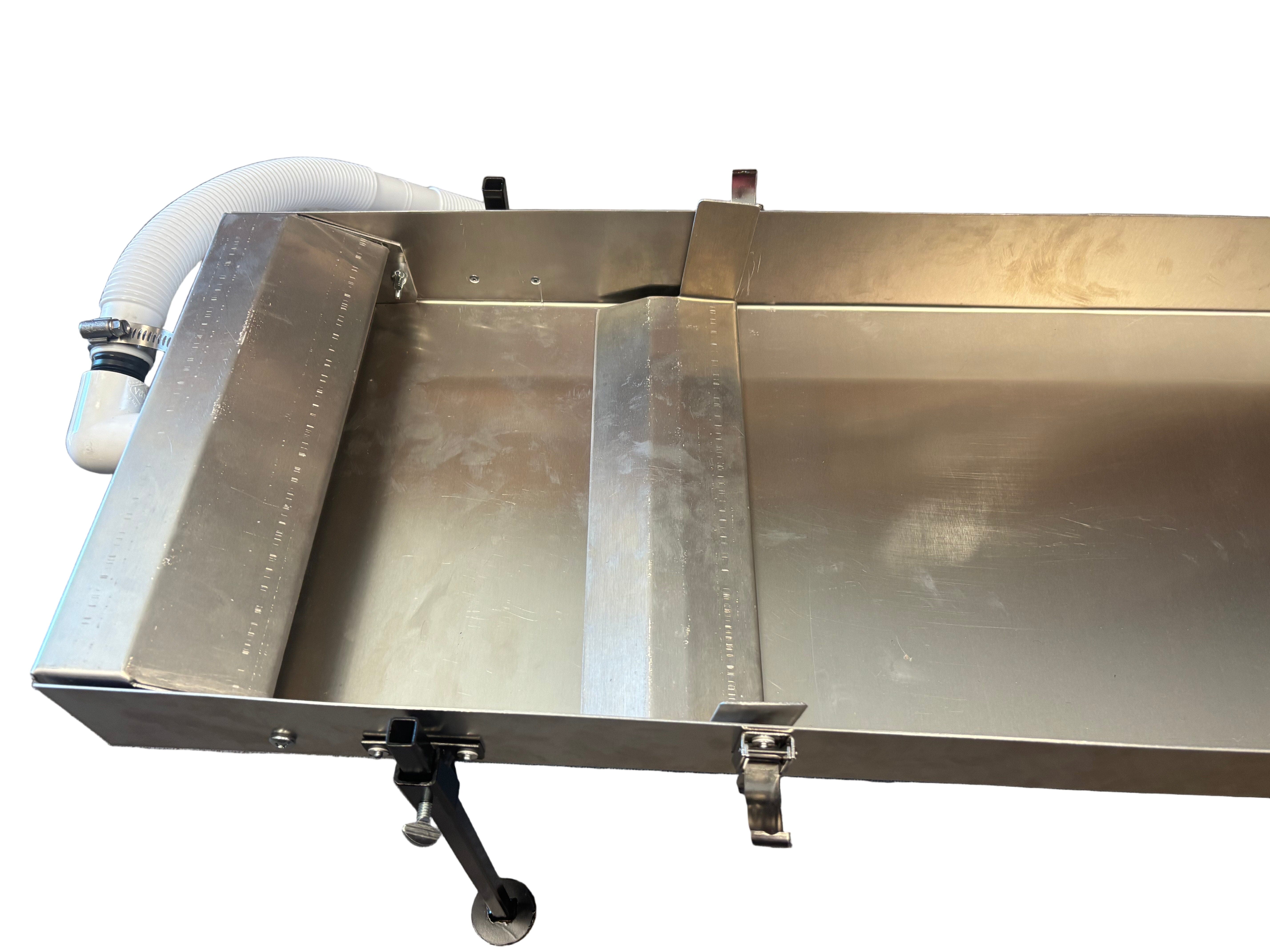 Fine Gold Recovery Power Sluice Setup w/1500 GPH Pump & Deep V Matting - 2 Size Options