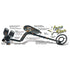 Bounty Hunter Lonestar Metal Detector with 8" Waterproof Search Coil