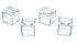 4 Box-4 Lids Snap-On Magnifier Cube Set (1.5" Dia) 2.5X, 3.5X, 4X, 5X