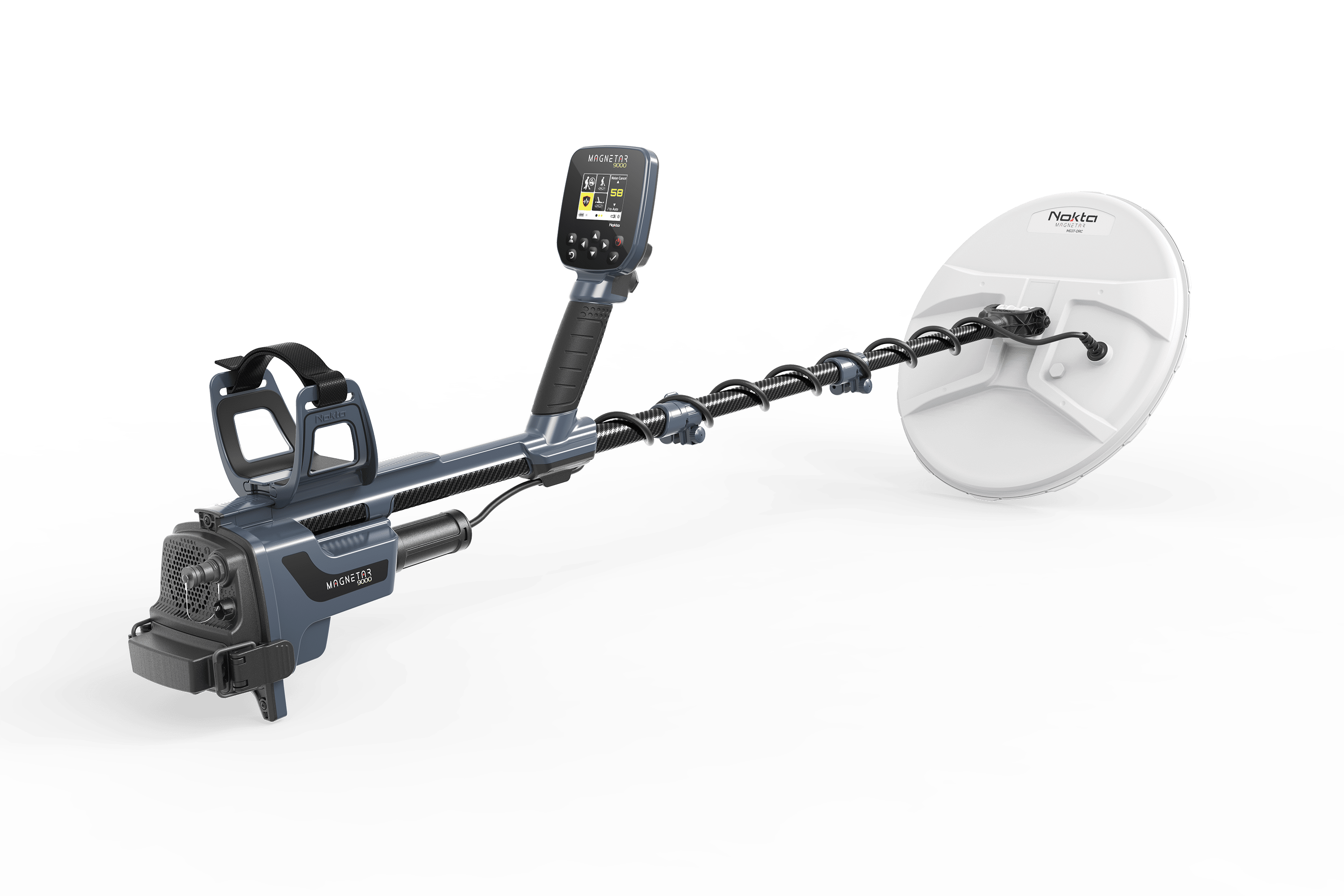 Nokta Magnetar 9000 Pulse Induction Metal Detector - Intro Pack with 2 Coils