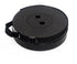 Portable Collapsible Black Stool With Handle, Strap & Storage Safety 