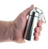 5" Waterproof Silver Jumbo Aluminum Container /Capsule with Carabiner (5" L X 1 1/2" D)