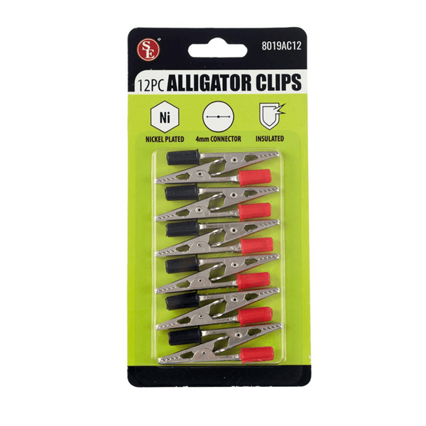 12Pc Set- Alligator Clips with Insulated Grip – High Plains
