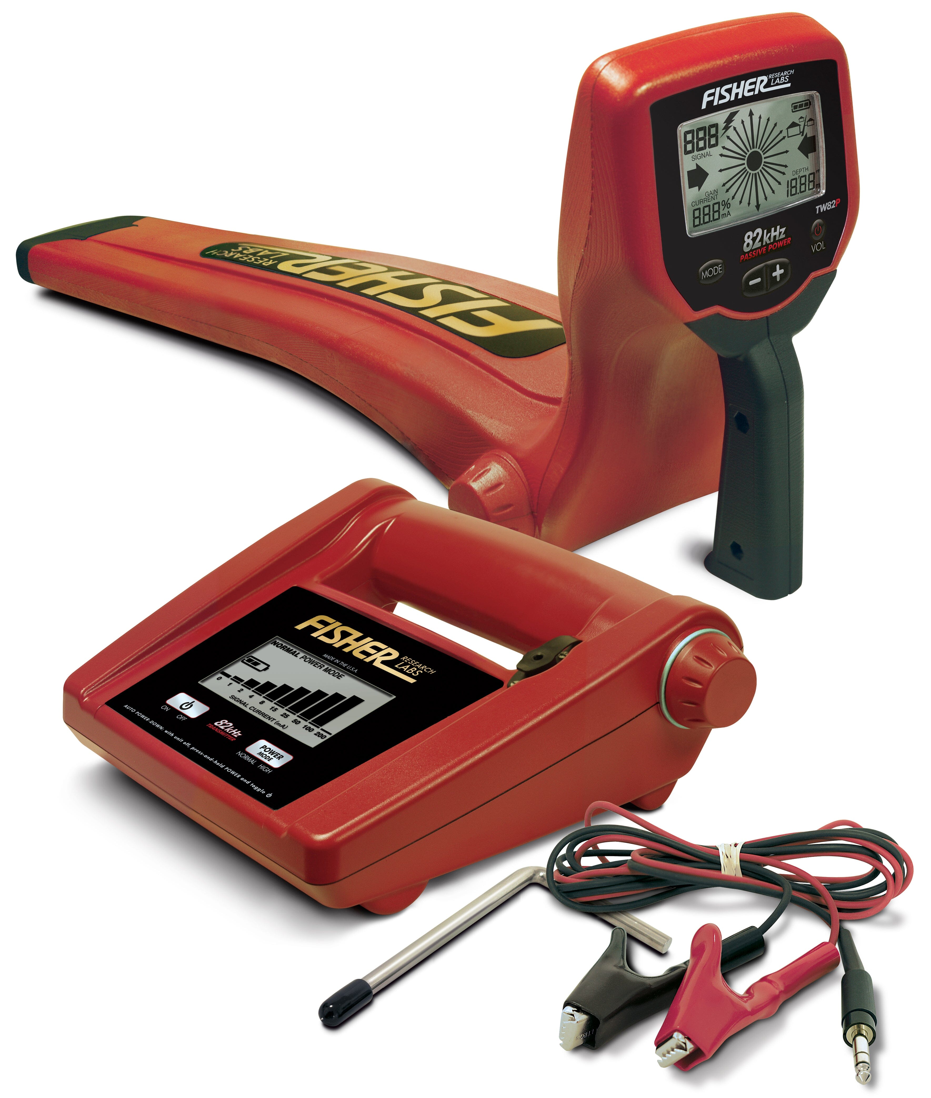 TW-82P Fisher Labs Single Frequency Digital Underground Line Tracer With Passive Power