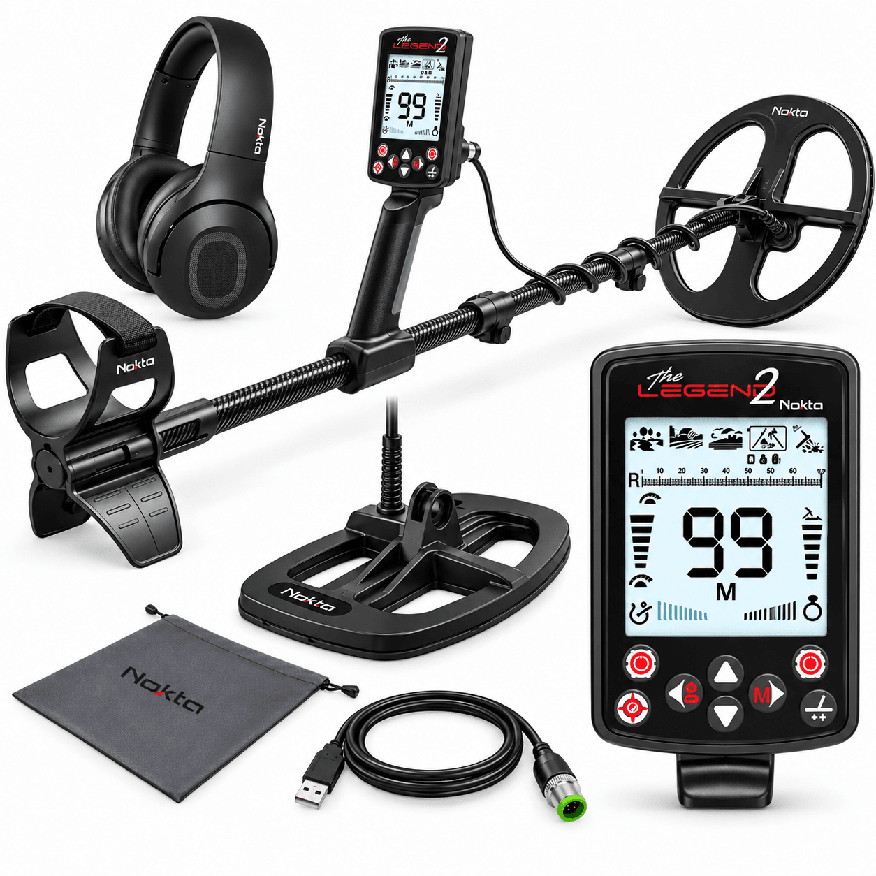 Nokta Legend 2 Metal Detector with Free High Quality Backpack