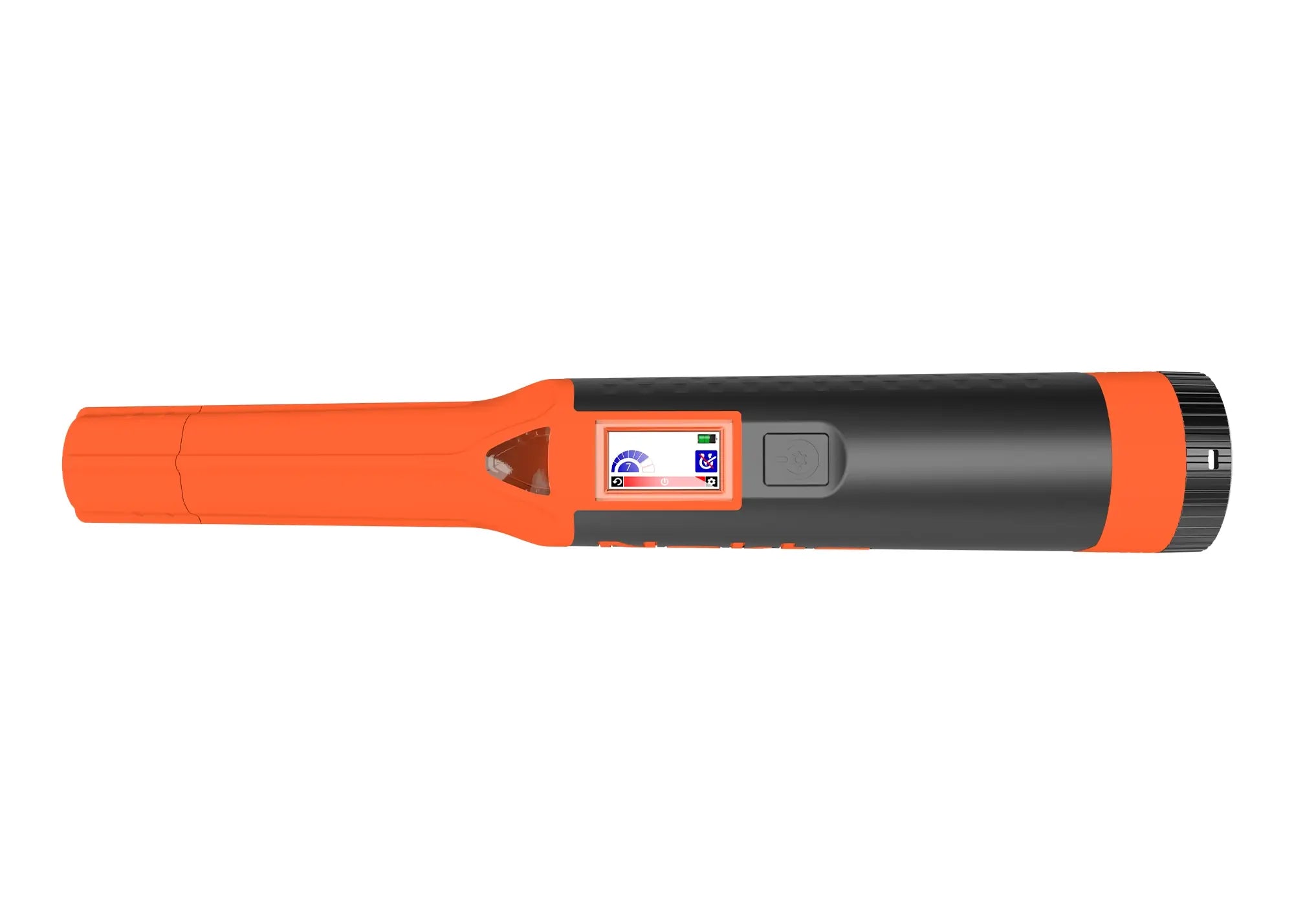 Nokta AccuPOINT LITE front view showing color LCD and power button