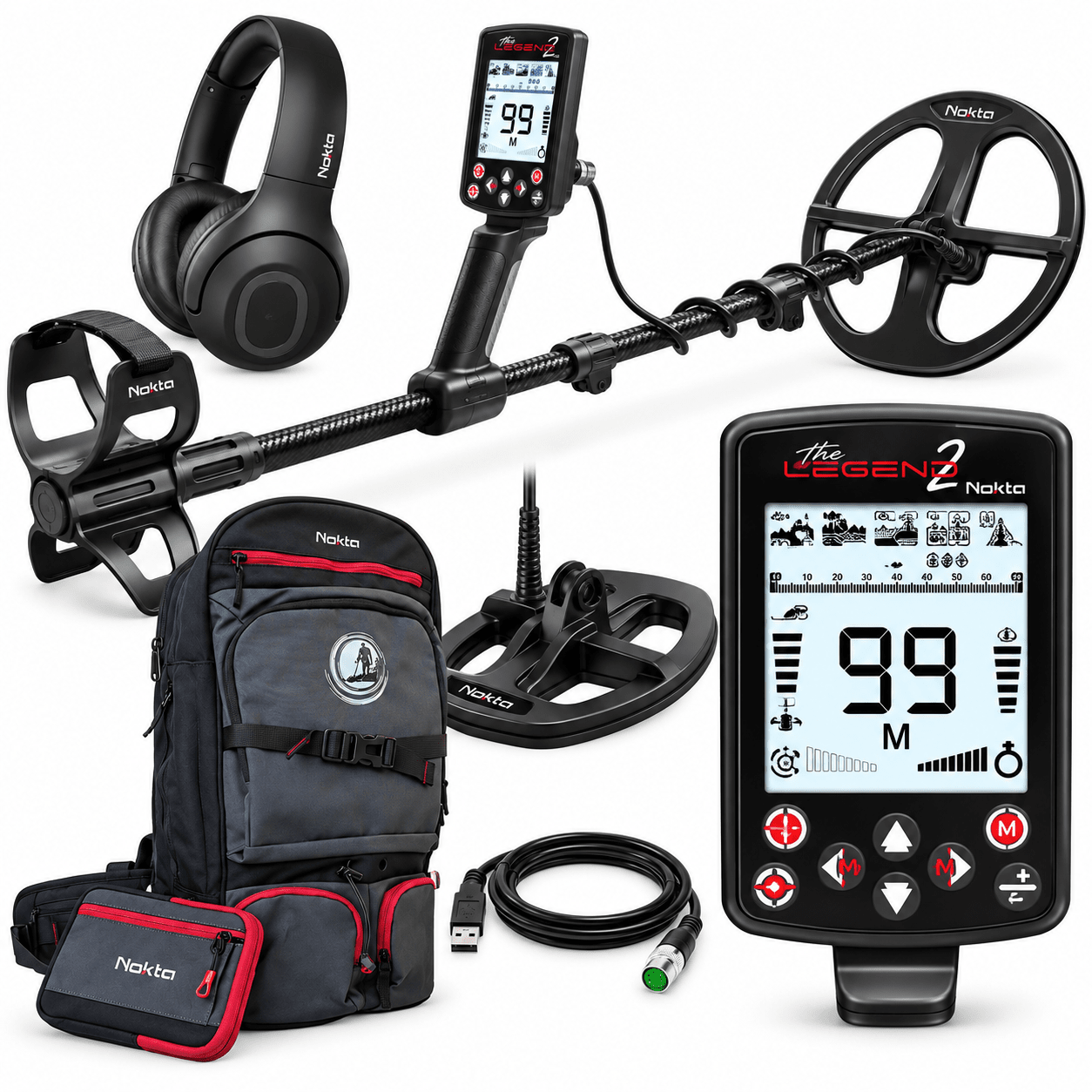 Nokta Legend 2 Metal Detector with Free High Quality Backpack