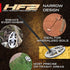 Unused Return XP Deus II Elliptical High Freq. FMF Search Coil, Coil Cover and Carbon Lower Stem (24x13cm, 9.5x5")