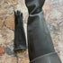 24" Black Rubber Gloves For Gold Panning,Texturized Palm Grip