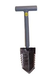 Lesche 18 inch Double Serrated T Handle Shovel