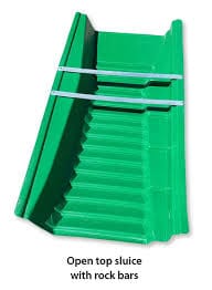 Le' Trap™ Sluice - Open Ended Gold Sluice - Multiple Colors Available