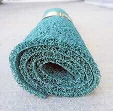 Miner's Moss Green Color, Sluice Box Matting, 24"x36" 10mm Thick