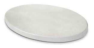Fisher 10″ Elliptical Closed White Coil Cover - F19, F75, Goldbug, Goldbug 2 Coil Cover
