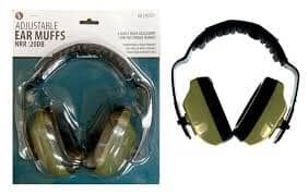 Adjustable Ear Muffs NRR :20 DB Rated