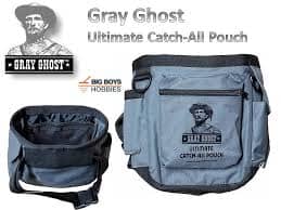 Detector Pro Gray Ghost Ultimate Catch-All Pouch for Metal Detecting