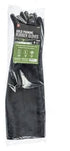 24" Black Rubber Gloves For Gold Panning,Texturized Palm Grip