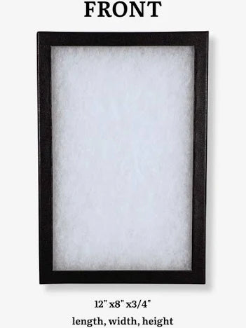 Glass Top Riker Display Box With Metal Clips 12" x 8-1/4" x 3/4"
