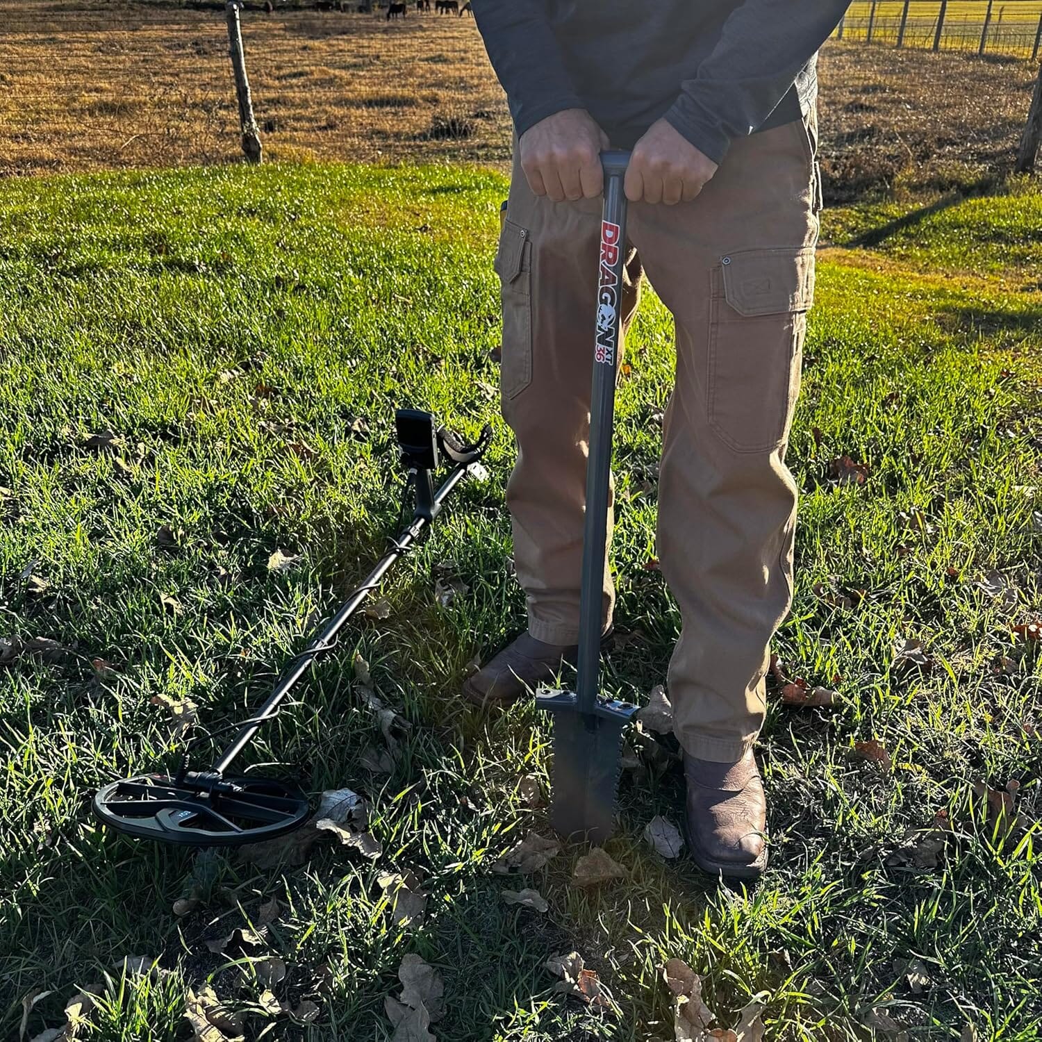 DragonXT 36" Professional Metal Detecting Shovel