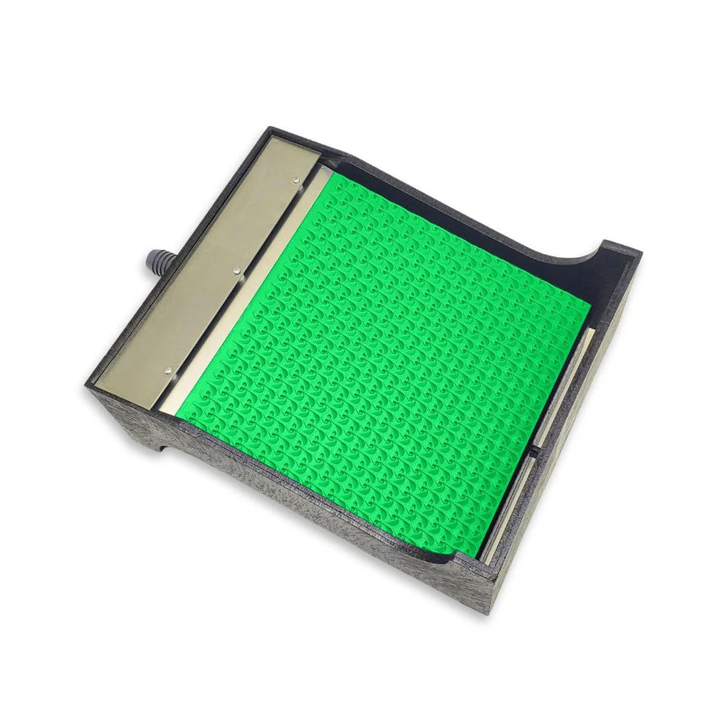 Gold Cube Water Tray with Clamp and Micro Mat - Prospector's Dream