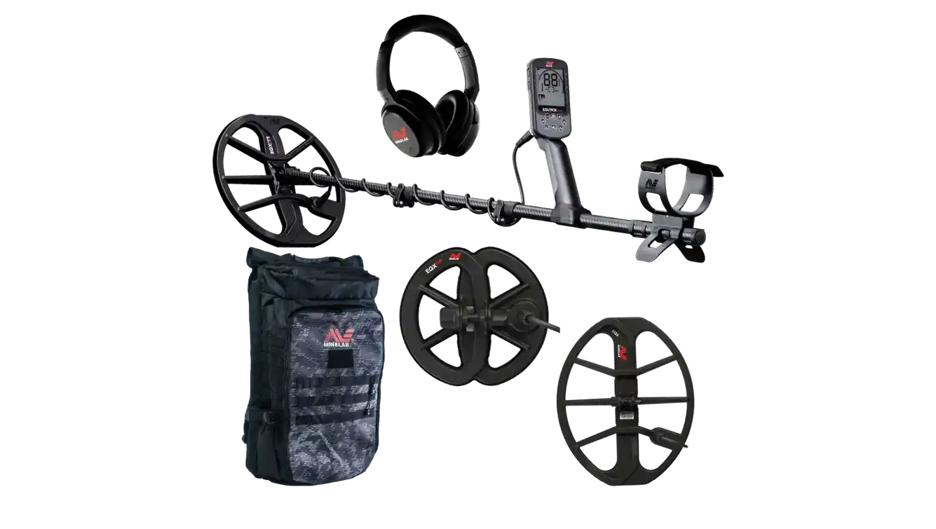 Minelab EQUINOX 900 + EQX 15 Coil + Backpack Bundle