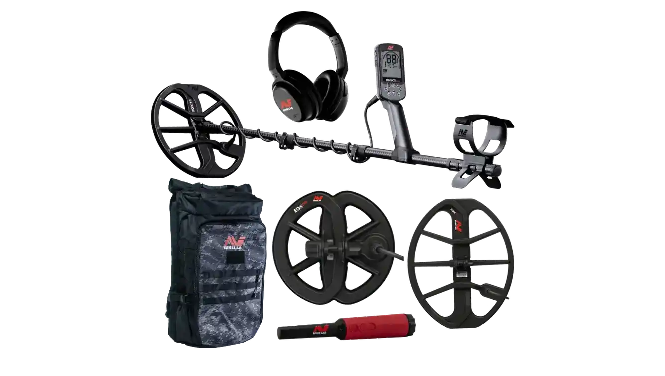 Minelab EQUINOX 900 + PRO-FIND 40 + EQX 15 Coil + Backpack Bundle
