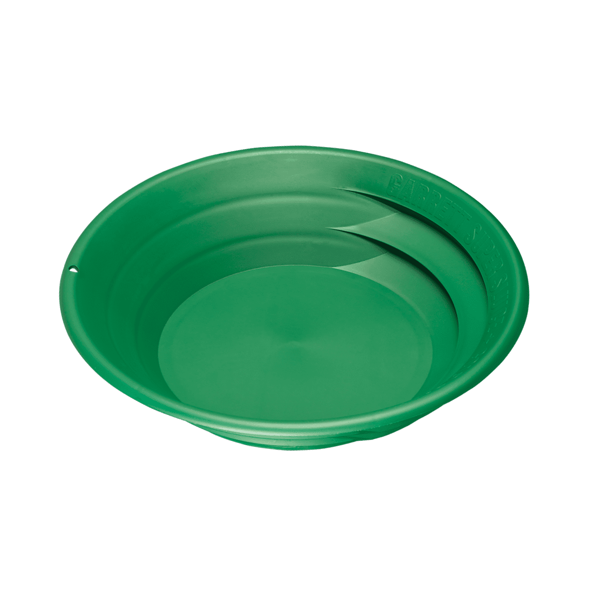 Garrett 15 inch SuperSluice gold pan - angled view