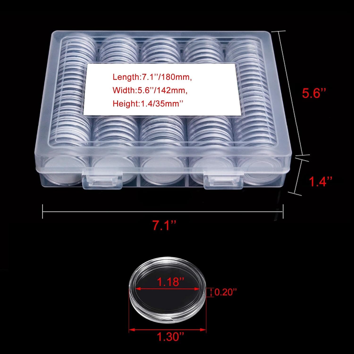 Adjustable insert size guide for 17 to 30 mm coins