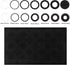 Adjustable coin capsule insert size guide from 20 to 46 mm