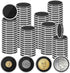 High Plains clear coin capsules with adjustable black foam inserts