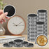 Protective clear coin capsule features with black insert