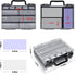 Double-sided coin and currency organizer case
