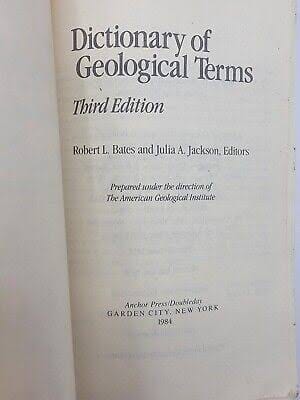 Dictionary of Geological Terms (3rd Ed)