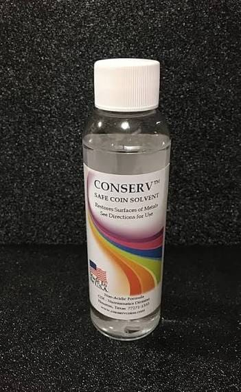 Conserv Safe Coin Cleaning Solvent 4 oz. Bottle