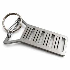 Stainless Steel Keychain Sluice Box Ornament