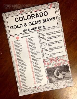 Colorado Gold and Gems Map: Then & Now