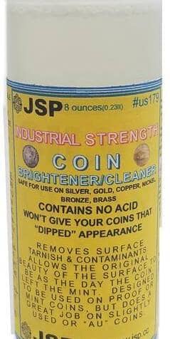 JSP® COIN BRIGHTENER CLEANER 8 ounces